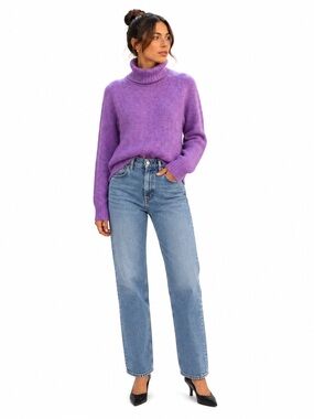 Vero Moda High Neck Knit Sweater - Soft Purple - women’s size Small